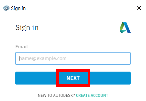 sign in autocad